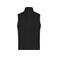 Chaleco softshell reciclado de tres capas hombre JN1170. Color black.