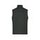 Chaleco softshell reciclado de tres capas hombre JN1170. Color graphite.