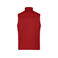 Chaleco softshell reciclado de tres capas hombre JN1170. Color red.