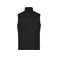 Chaleco softshell reciclado de tres capas hombre JN1170. Color black.