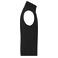 Chaleco softshell reciclado de tres capas hombre JN1170. Color black.