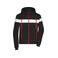 Chaqueta impermeable hombre JN1174. Color black/white.