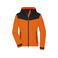 Chaqueta softshell reciclado mujer JN1179. Color neon orange/black.