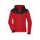 Chaqueta softshell reciclado mujer JN1179. Color light red/black/light red.