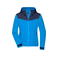 Chaqueta softshell reciclado mujer JN1179. Color bright blue/navy/bright blue.