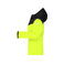 Chaqueta softshell reciclado mujer JN1179. Color bright yellow/black.