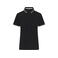 Polo mujer JN1305. Color black/white/grey.