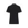 Polo mujer JN1305. Color black/white/grey.