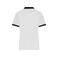 Polo técnico con cremallera mujer JN1307. Color white/black.