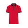 Polo técnico con cremallera hombre JN1308. Color light/red/black.
