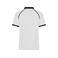 Polo técnico con cremallera hombre JN1308. Color white/black.