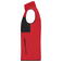 Chaleco polar en tejido mixto reciclado hombre JN1310. Color red/black.