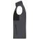 Chaleco polar en tejido mixto reciclado hombre JN1310. Color carbon/black.