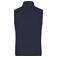 Chaleco polar en tejido mixto reciclado hombre JN1310. Color navy/black.
