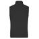 Chaleco polar en tejido mixto reciclado hombre JN1310. Color black/black.