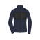 Chaqueta polar en tejido mixto reciclado mujer JN1311. Color navy/black.