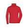 Chaqueta polar en tejido mixto reciclado mujer JN1311. Color red/black.