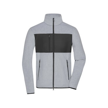 Chaqueta polar en tejido mixto reciclado hombre JN1312