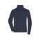 Chaqueta polar en tejido mixto reciclado hombre JN1312. Color navy/black.