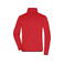Chaqueta polar en tejido mixto reciclado hombre JN1312. Color red/black.