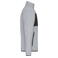 Chaqueta polar en tejido mixto reciclado hombre JN1312. Color light melange/black.