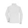 Chaqueta polar hombre JN1322. Color white/dark grey.