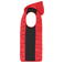 Chaleco acolchado con capucha híbrido hombre JN1328. Color red/black.