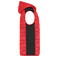 Chaleco acolchado con capucha híbrido hombre JN1328. Color red/black.