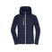Chaleco acolchado híbrido mujer JN1329. Color navy/navy.