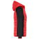 Chaleco acolchado híbrido mujer JN1329. Color red/black.