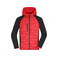 Chaqueta deportiva híbrida hombre JN1330. Color red/black.