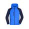 Chaqueta deportiva híbrida hombre JN1330. Color blue/navy.