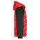Chaqueta deportiva híbrida hombre JN1330. Color red/black.