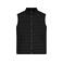 Chaleco acolchado reciclado hombre JN1332. Color black.