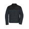 Chaqueta acolchada reciclada hombre JN1334. Color carbon/black.