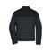 Chaqueta acolchada reciclada hombre JN1334. Color carbon/black.