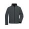 Chaqueta softshell hombre JN135. Color carbon.
