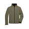 Chaqueta softshell hombre JN135. Color olive.