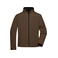 Chaqueta softshell hombre JN135. Color brown.