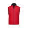 Chaleco softshell hombre JN136. Color red.