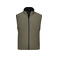 Chaleco softshell hombre JN136. Color olive.