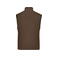 Chaleco softshell hombre JN136. Color brown.