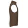 Chaleco softshell hombre JN136. Color brown.