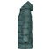 Abrigo acolchado con capucha reciclado mujer JN1367. Color smoky green.