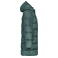Abrigo acolchado con capucha reciclado mujer JN1367. Color smoky green.