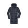 Abrigo acolchado con capucha reciclado hombre JN1368. Color navy.