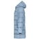 Abrigo acolchado con capucha reciclado hombre JN1368. Color milky blue.