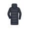 Abrigo acolchado con capucha reciclado hombre JN1368. Color navy.