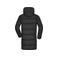 Abrigo acolchado con capucha reciclado hombre JN1368. Color black.