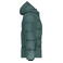 Plumífero con capucha reciclado mujer JN1369. Color smoky green.